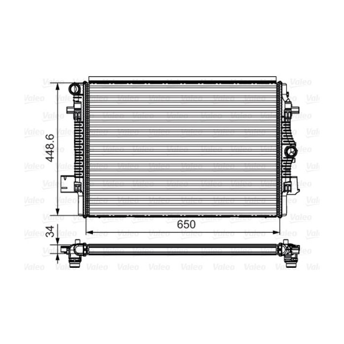 VALEO Kühler, Motorkühlung 735622
