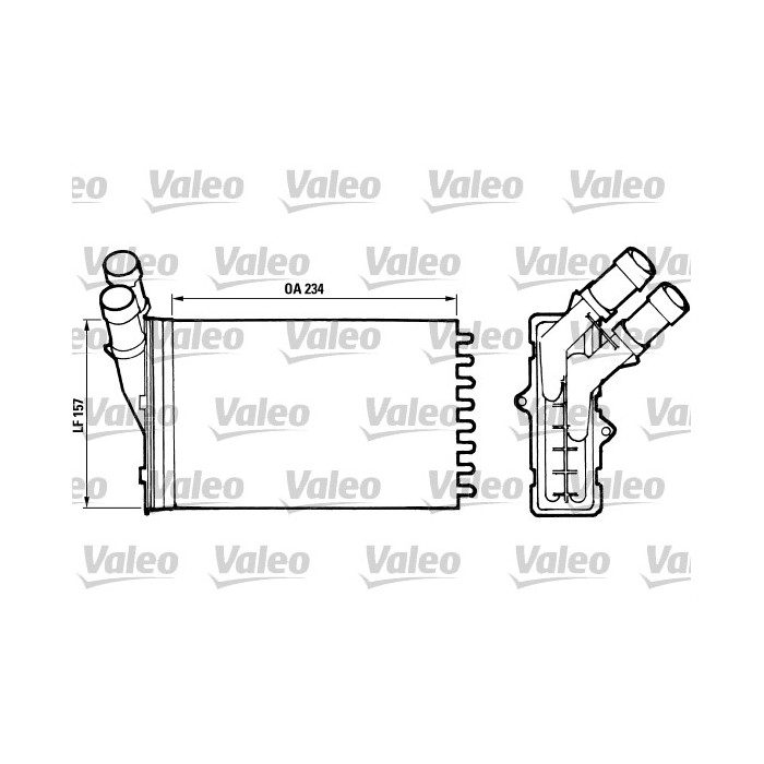 VALEO Wärmetauscher, Innenraumheizung 812005