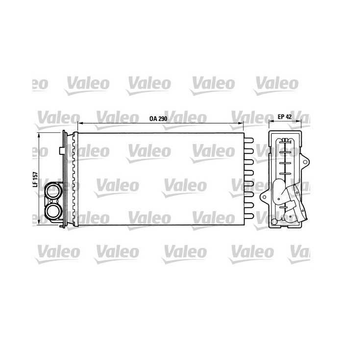 VALEO Wärmetauscher, Innenraumheizung 812014