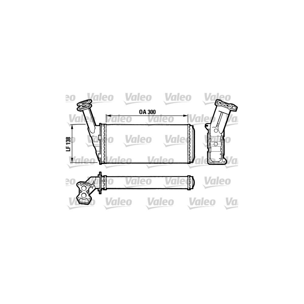 VALEO Wärmetauscher, Innenraumheizung 812036