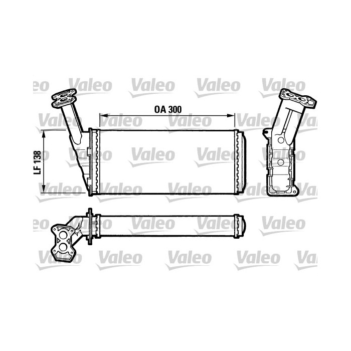 VALEO Wärmetauscher, Innenraumheizung 812036