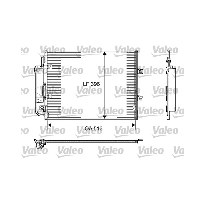 VALEO Kondensator, Klimaanlage 814061