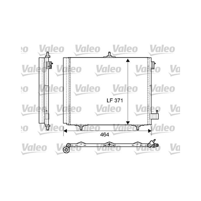 VALEO Kondensator, Klimaanlage 814095