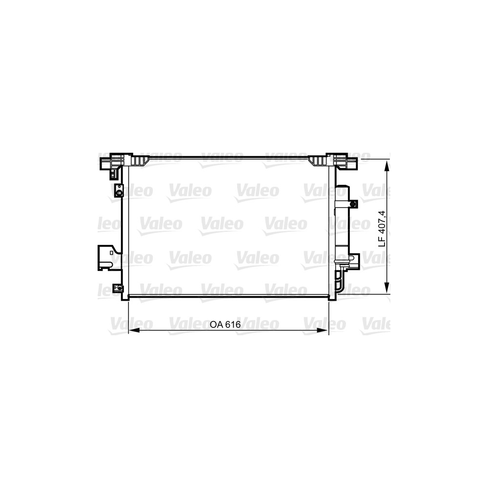 VALEO Kondensator, Klimaanlage 814315