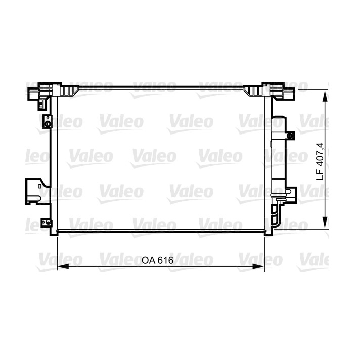 VALEO Kondensator, Klimaanlage 814315