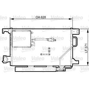 VALEO Kondensator, Klimaanlage 814368
