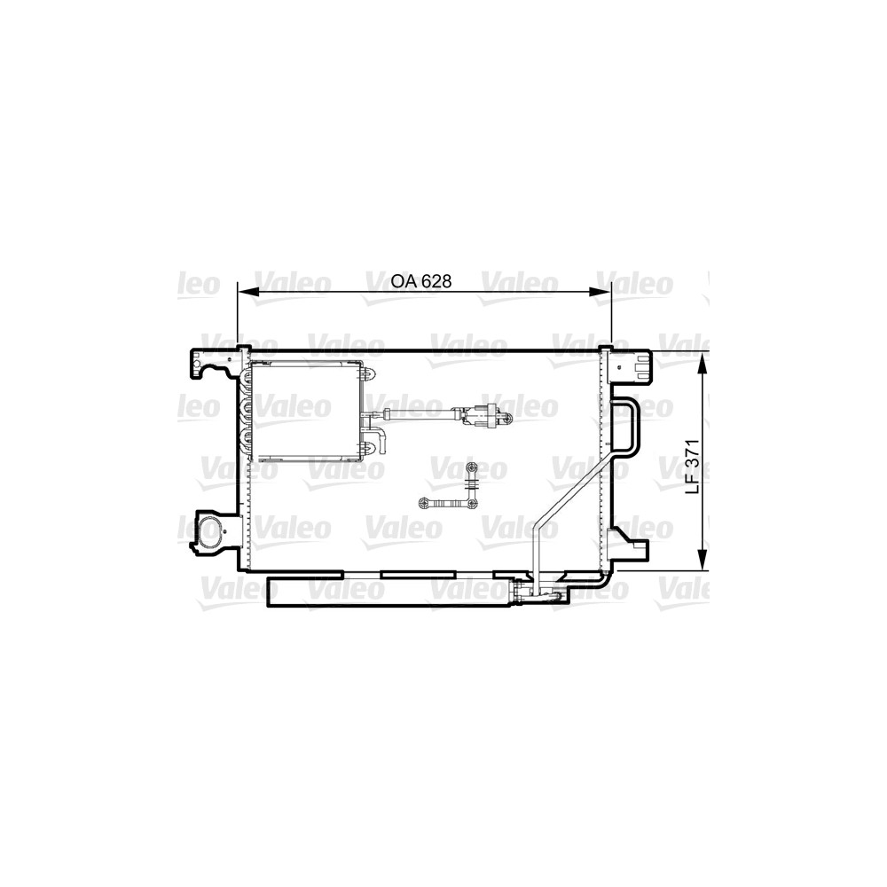 VALEO Kondensator, Klimaanlage 814368