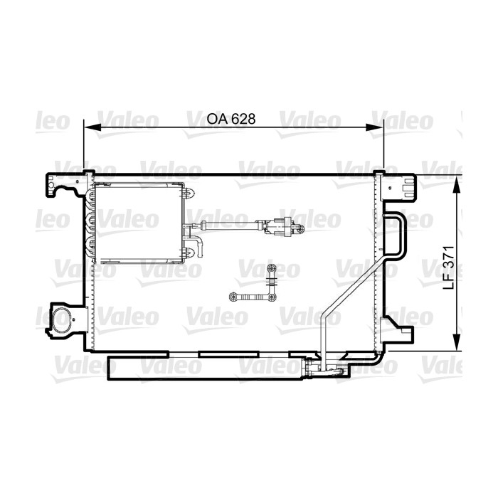 VALEO Kondensator, Klimaanlage 814368