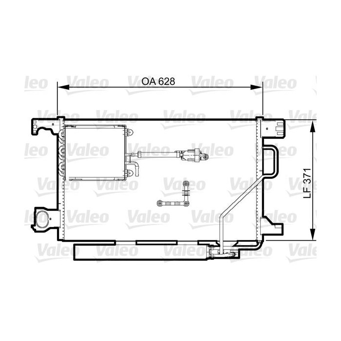 VALEO Kondensator, Klimaanlage 814368