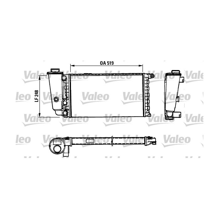 VALEO Kühler, Motorkühlung 816707