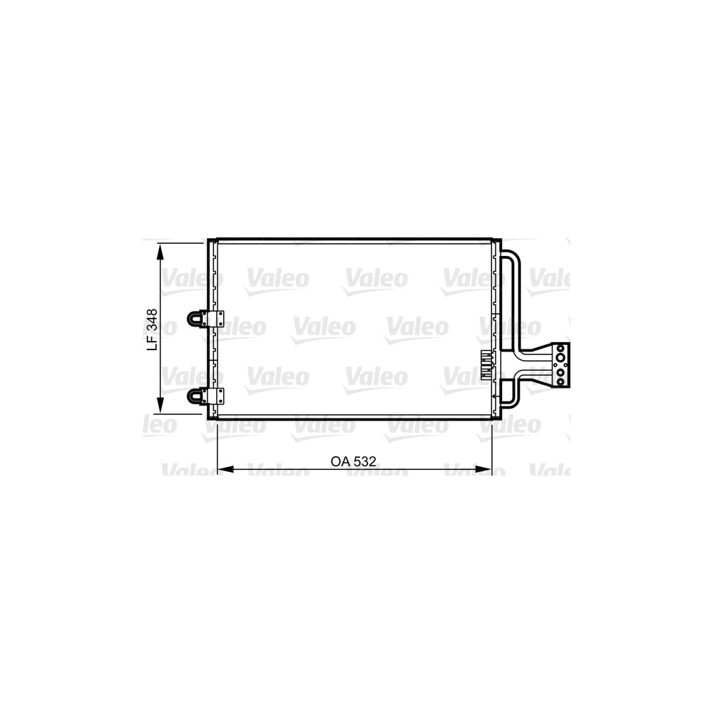 VALEO Kondensator, Klimaanlage 816803
