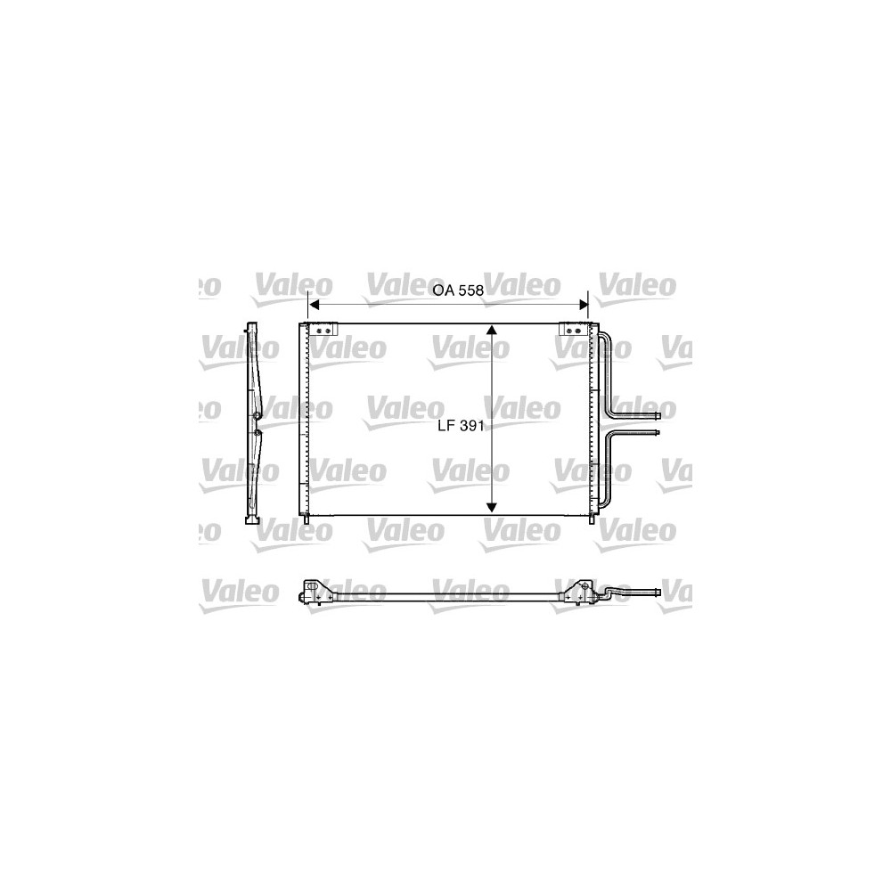 VALEO Kondensator, Klimaanlage 816867