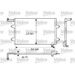 VALEO Kondensator, Klimaanlage 816910