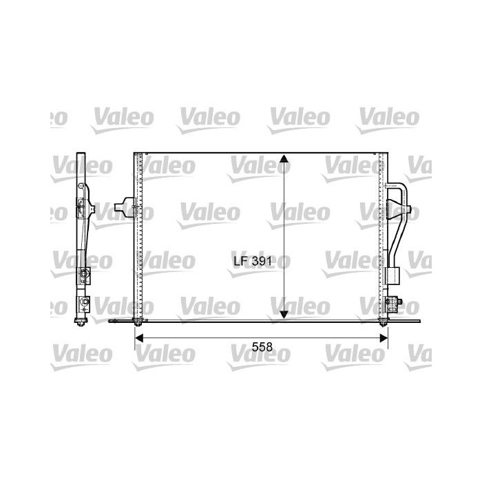 VALEO Kondensator, Klimaanlage 817232