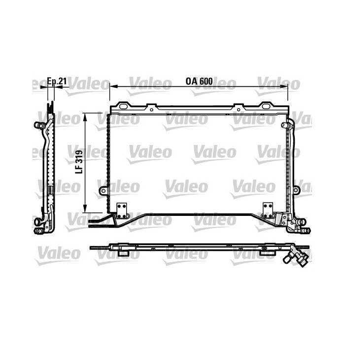 VALEO Kondensator, Klimaanlage 817235