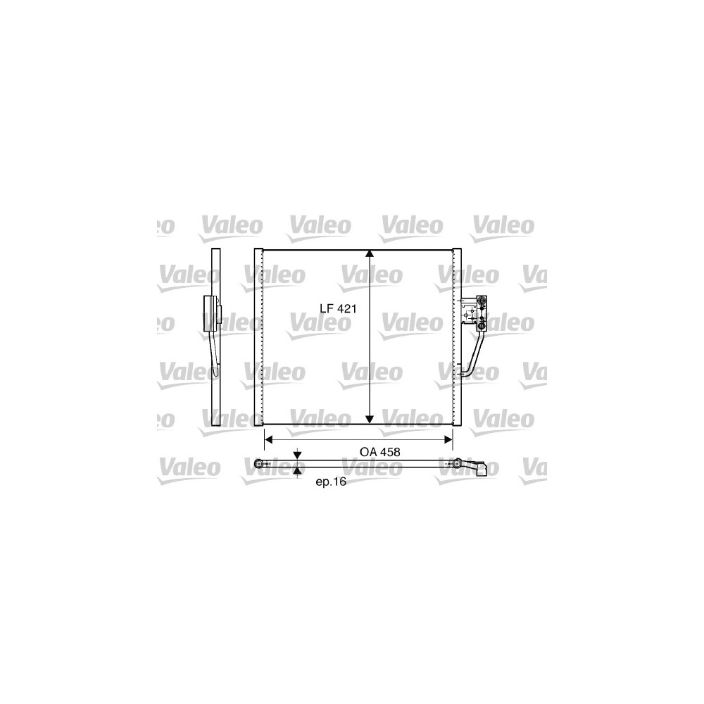 VALEO Kondensator, Klimaanlage 817248