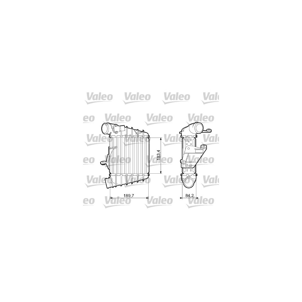 VALEO Ladeluftkühler 817556