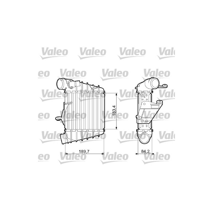 VALEO Ladeluftkühler 817556