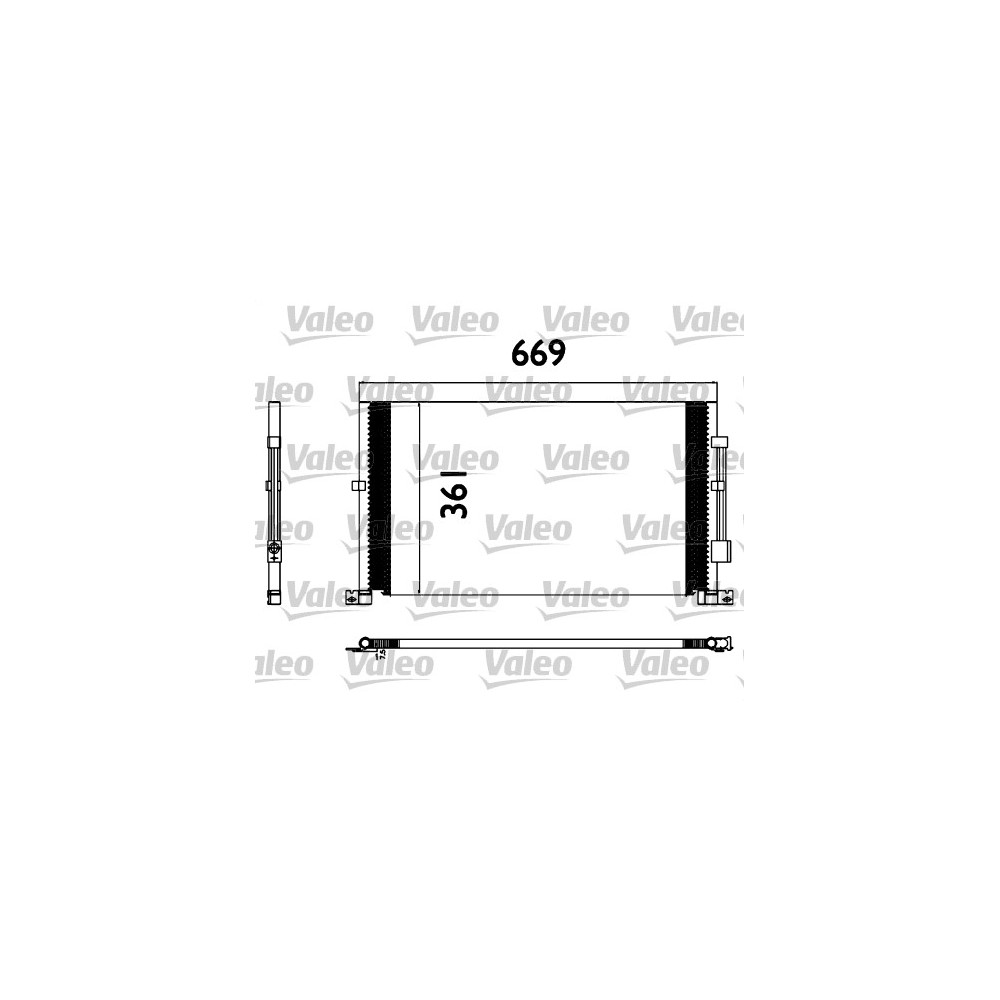 VALEO Kondensator, Klimaanlage 817567