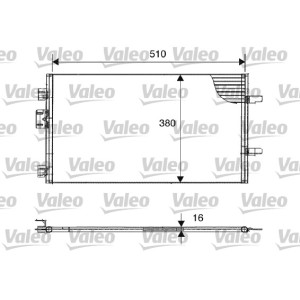 VALEO Kondensator, Klimaanlage 817602