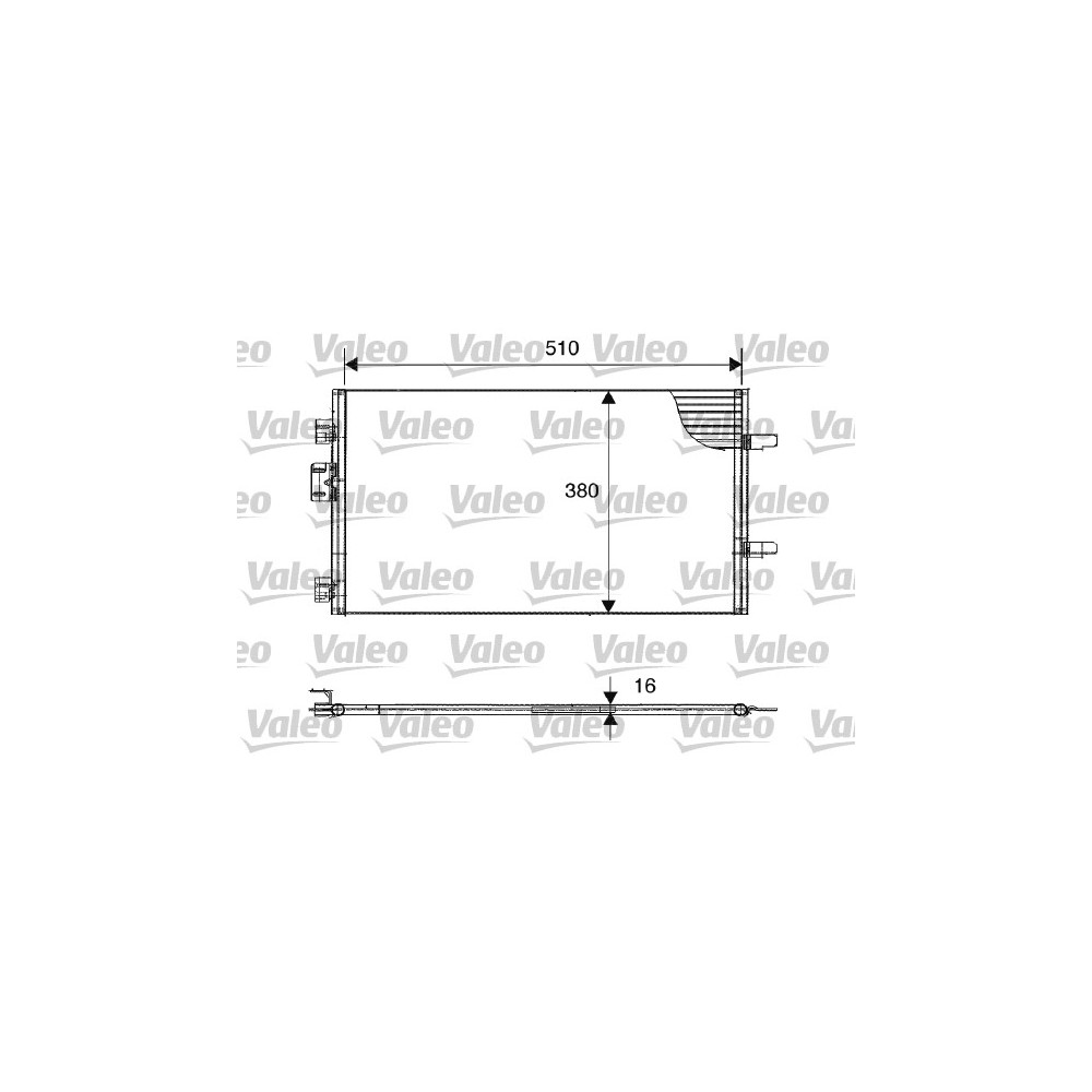 VALEO Kondensator, Klimaanlage 817602