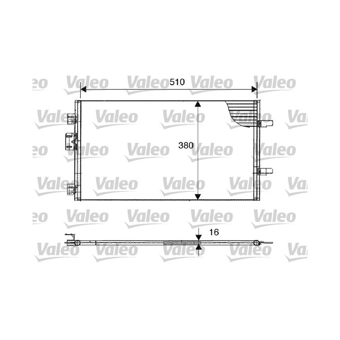 VALEO Kondensator, Klimaanlage 817602