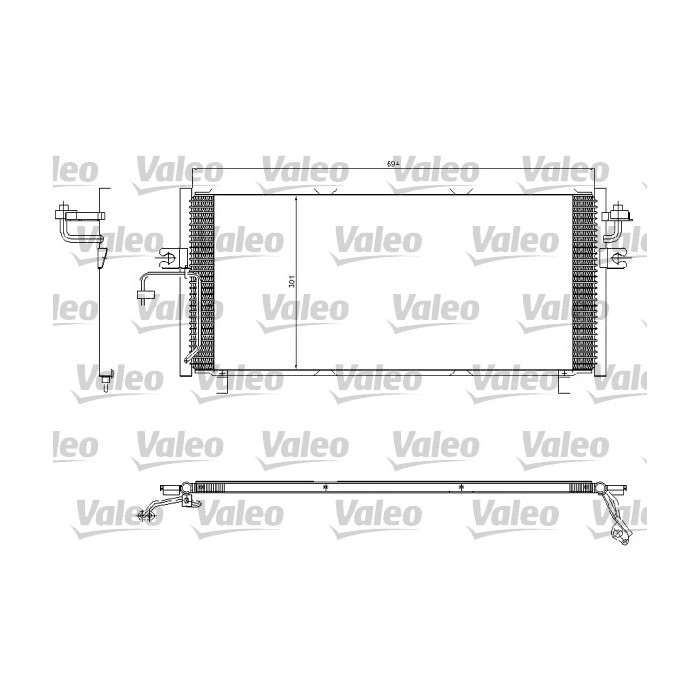 VALEO Kondensator, Klimaanlage 817603