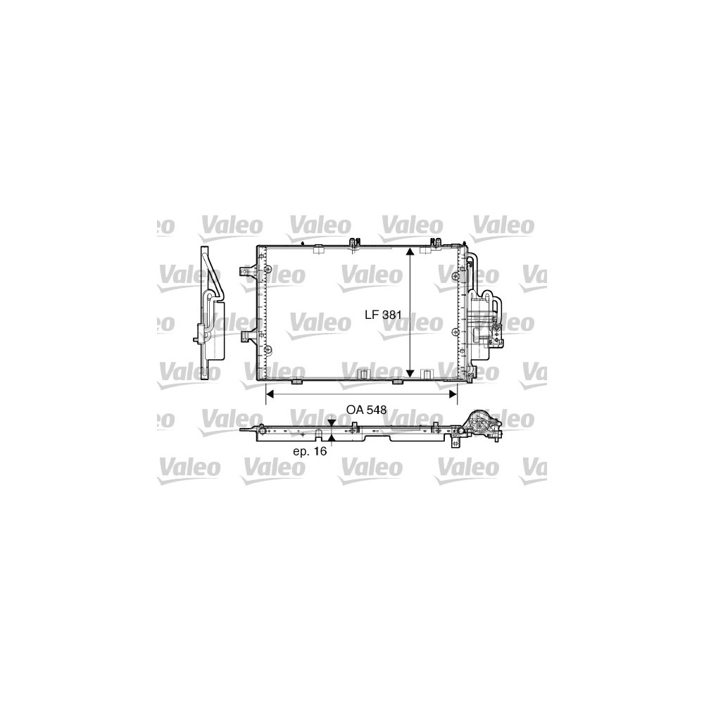 VALEO Kondensator, Klimaanlage 817609
