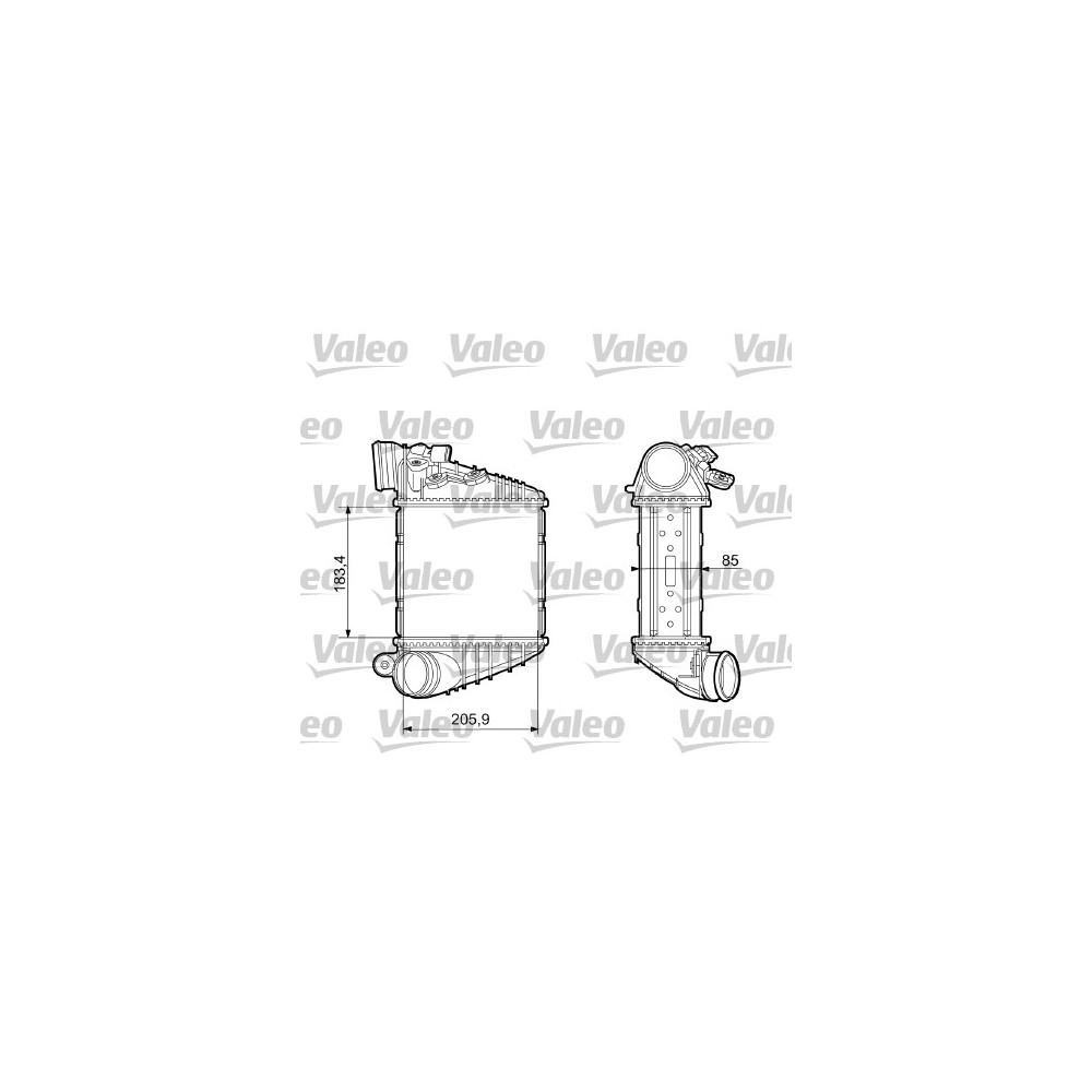 VALEO Ladeluftkühler 817653