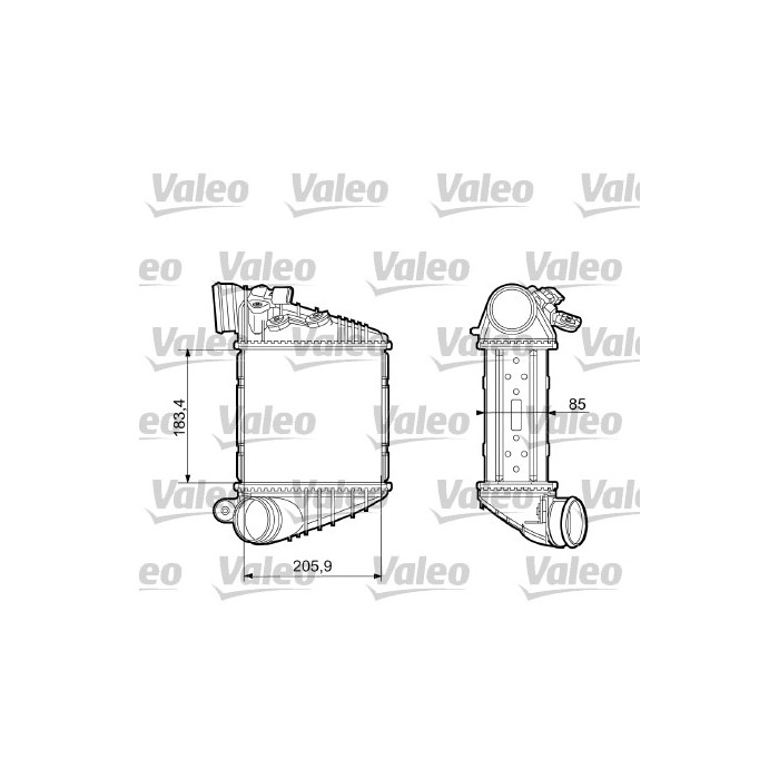 VALEO Ladeluftkühler 817653