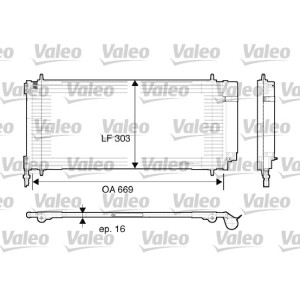 VALEO Kondensator, Klimaanlage 817740