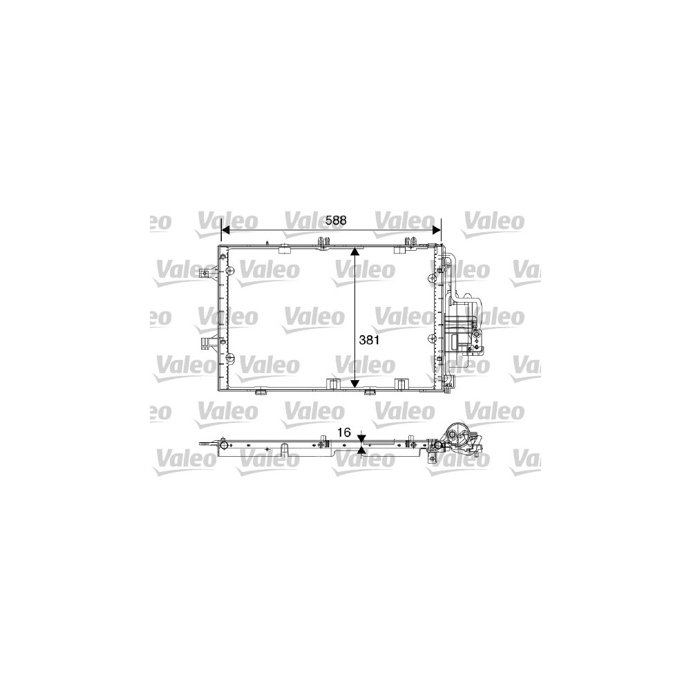 VALEO Kondensator, Klimaanlage 817843