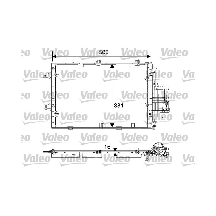 VALEO Kondensator, Klimaanlage 817843