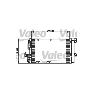 VALEO Kondensator, Klimaanlage 818047