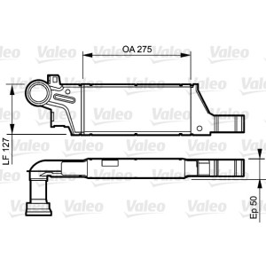 VALEO Ladeluftkühler 818809