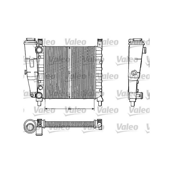 VALEO Kühler, Motorkühlung 883812
