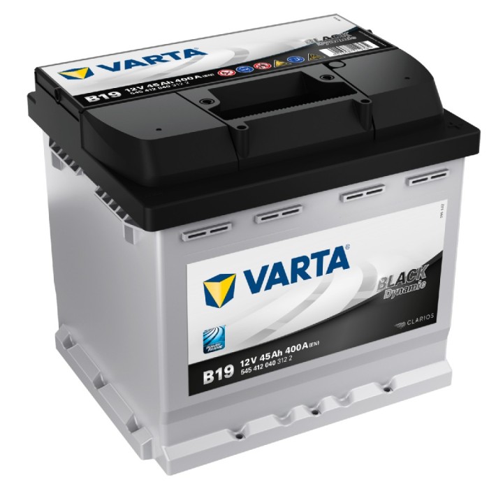 Starterbatterie Auto Varta Black 45Ah 400A 12V B19