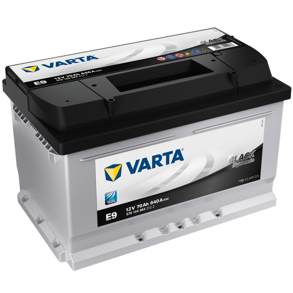 Starterbatterie Varta E9 70Ah 640A L3B 12V 570144064  7905153 FIAMM 71AH