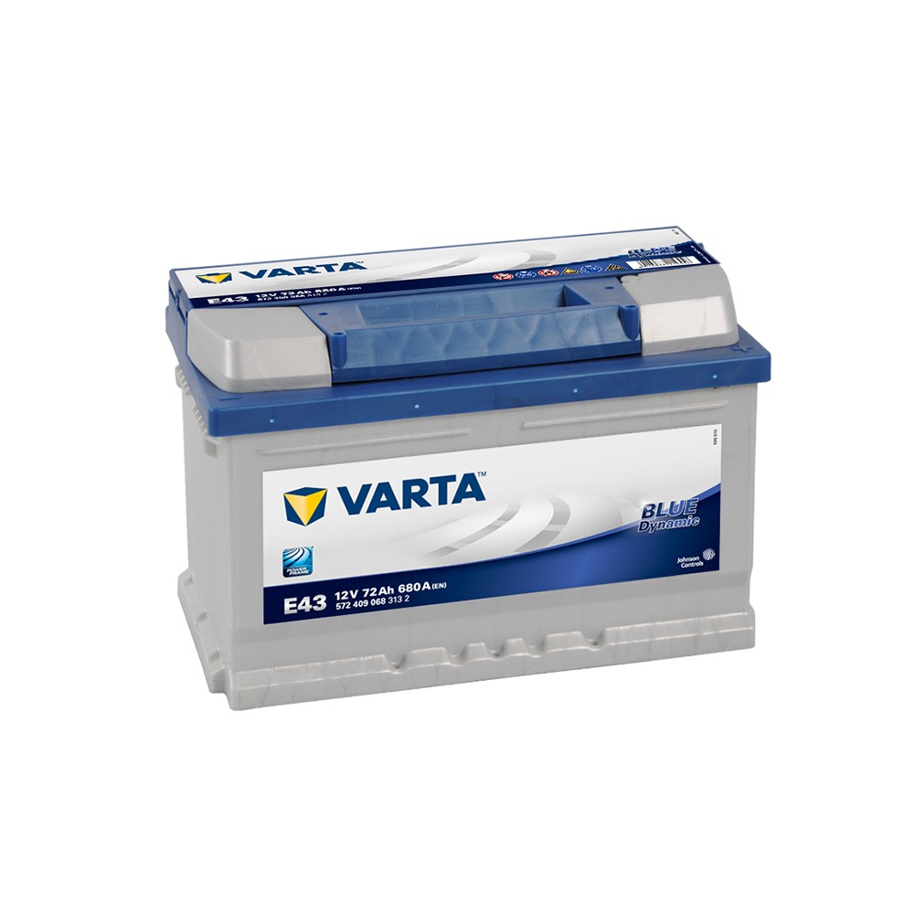 Varta Blue Dynamic 278X175X175 Ah 72  E43 572409068