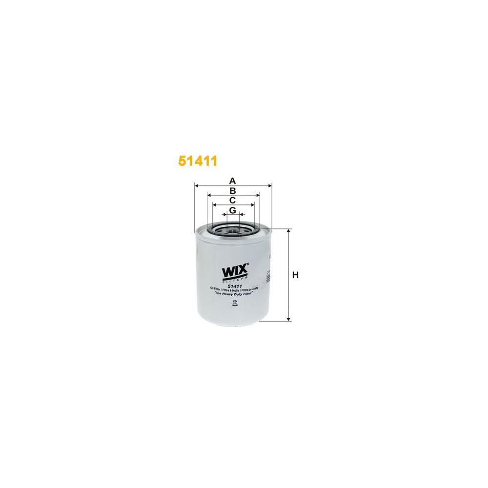 WIX FILTERS Ölfilter 51411