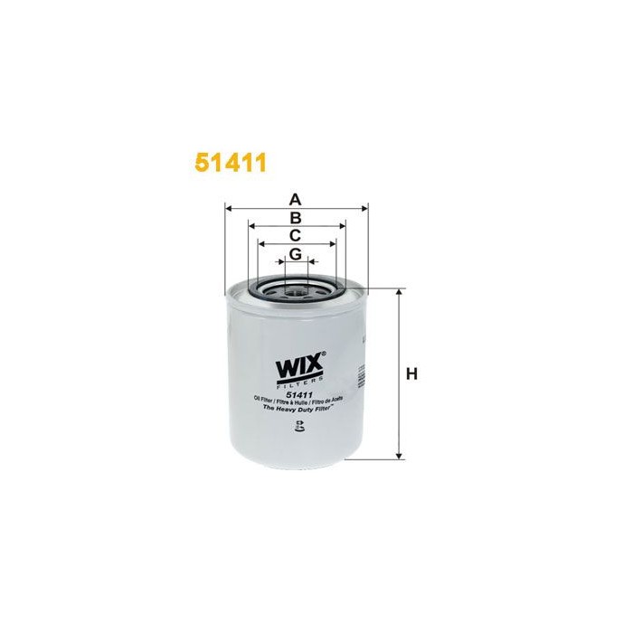 WIX FILTERS Ölfilter 51411