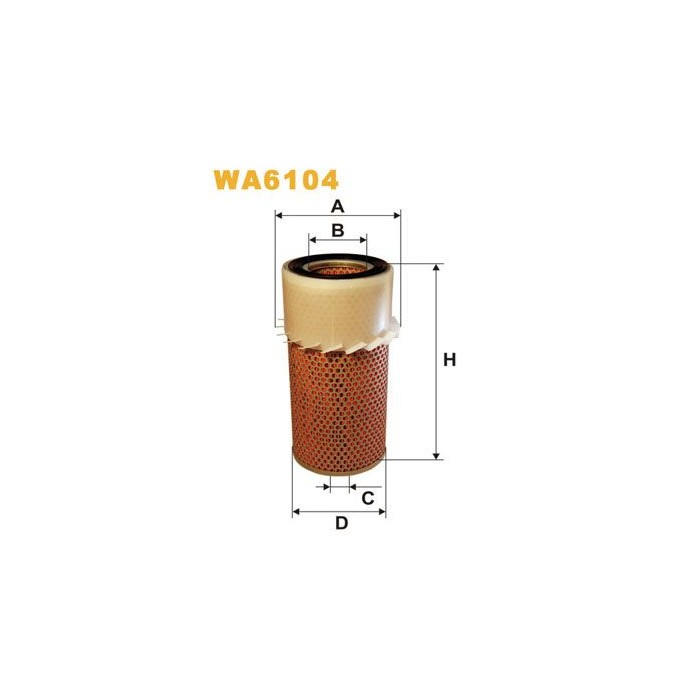 WIX FILTERS Luftfilter WA6104