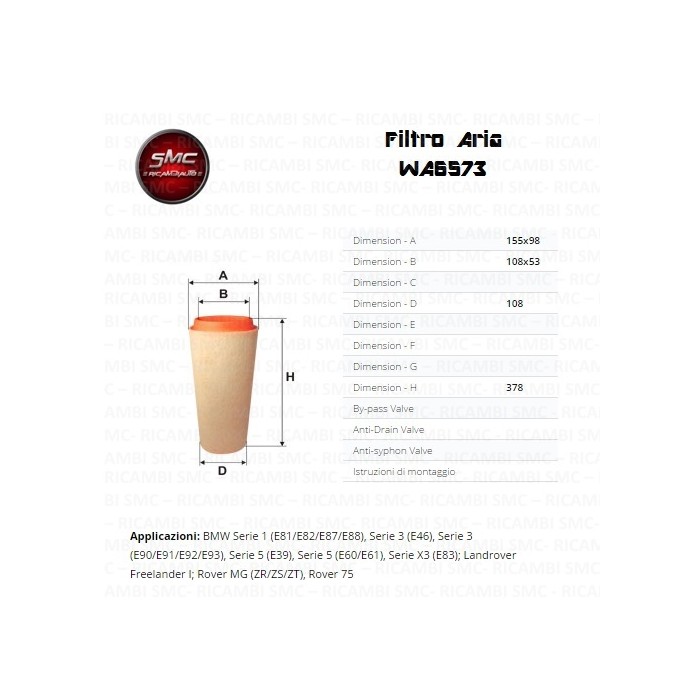 WIX FILTERS Luftfilter WA6573
