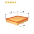WIX FILTERS Luftfilter WA6645