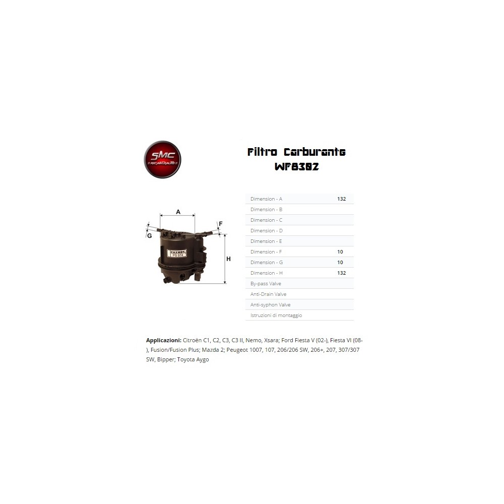 WIX FILTERS Kraftstofffilter WF8302