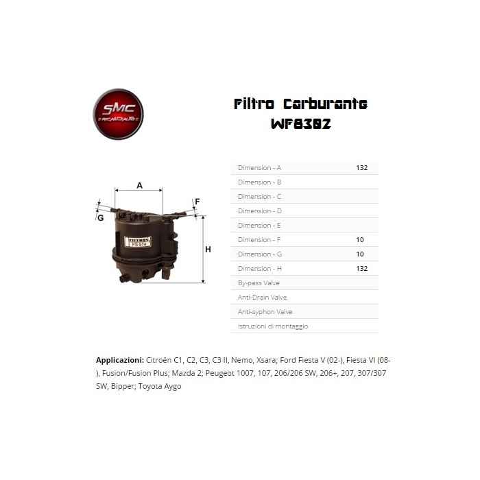 WIX FILTERS Kraftstofffilter WF8302