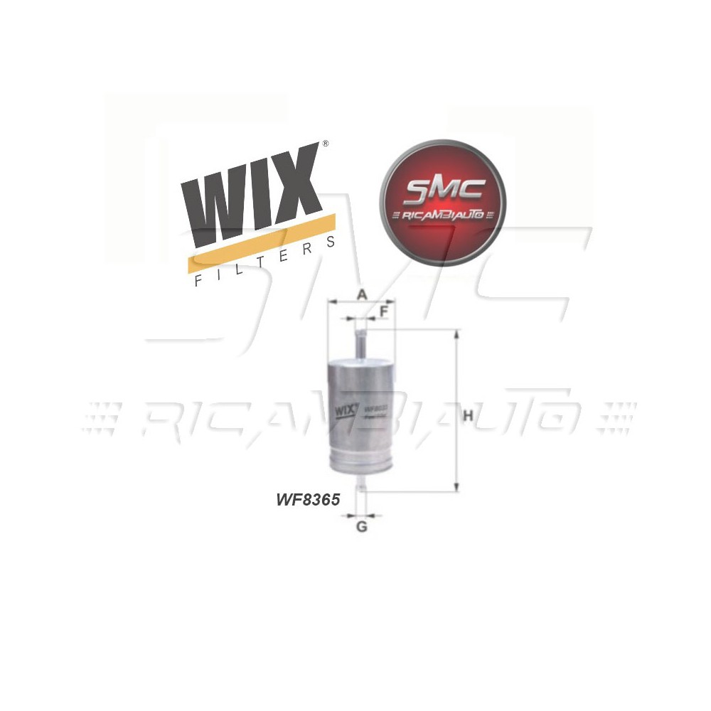 WIX FILTERS Kraftstofffilter WF8365