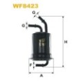 WIX FILTERS Kraftstofffilter WF8423
