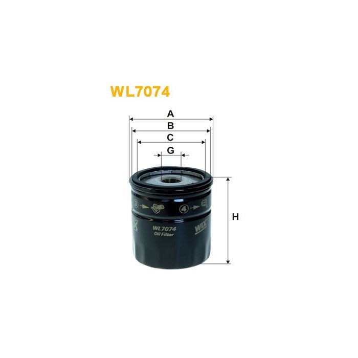 WIX FILTERS Ölfilter WL7074