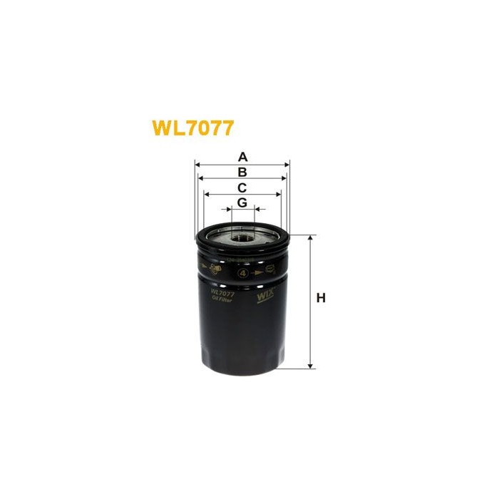 WIX FILTERS Ölfilter WL7077
